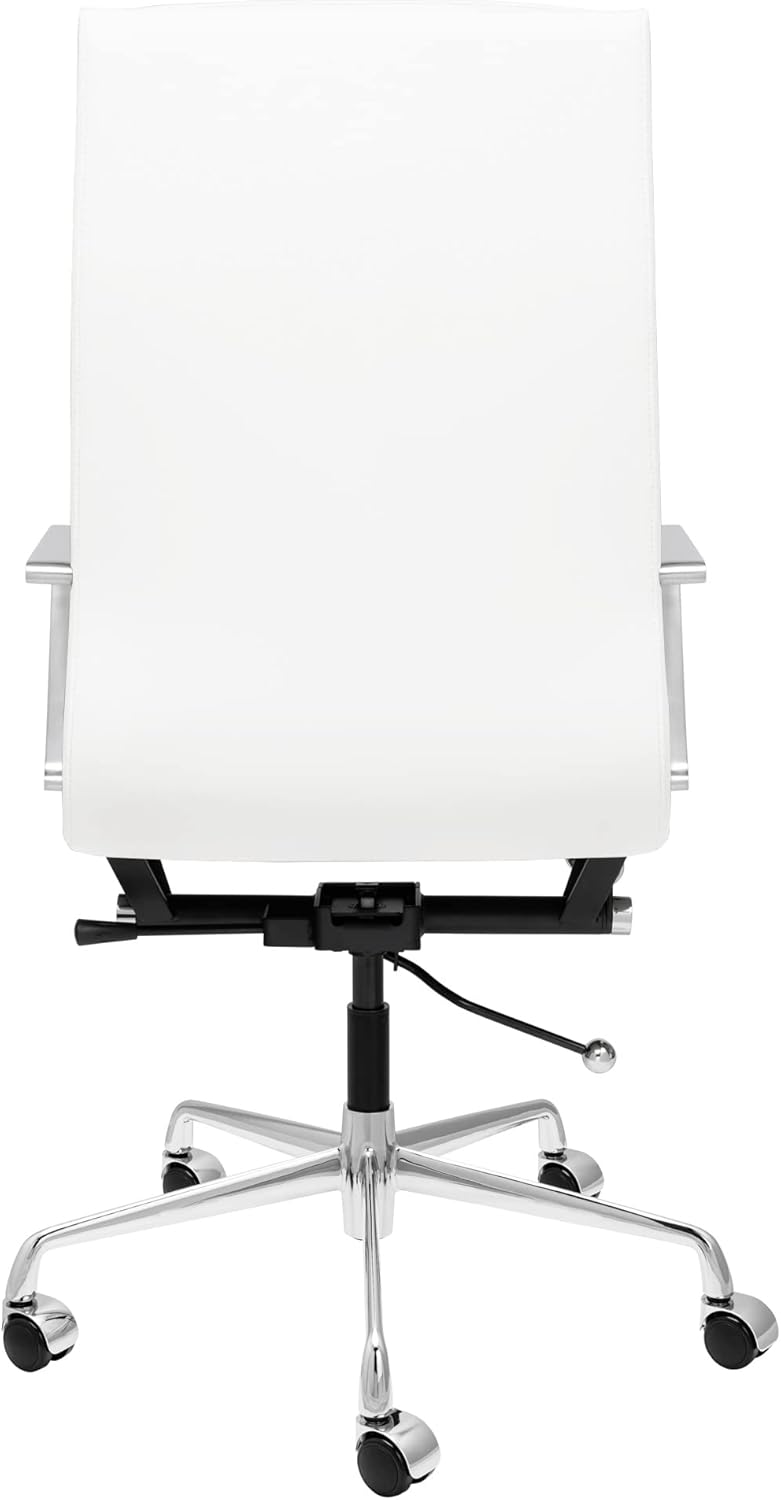 Laura Davidson Furniture SOHO II Tall Back Padded Management Chair (White)