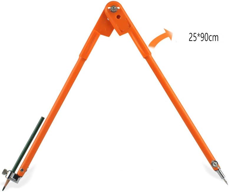 Professional Woodworking Compass Pencil Marking Compass Circle Maker Scriber for Geometry (Medium)