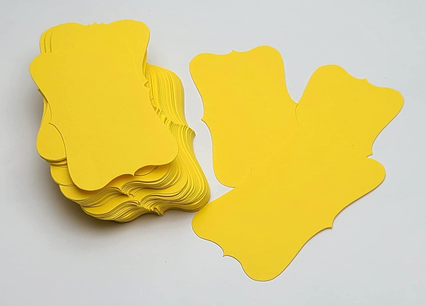 PPAPPAPPIYO 3.5 x 2 in color index cards (100) Paper - Blank (yellow)