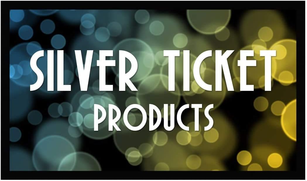 Silver Ticket Products STR Series 6 Piece Home Theater Fixed Frame 4K / 8K Ultra HD, HDTV, HDR & Active 3D Movie Projection Screen, 16:9 Format, 150" Diagonal, Woven Acoustic Material STR-169150-WAB