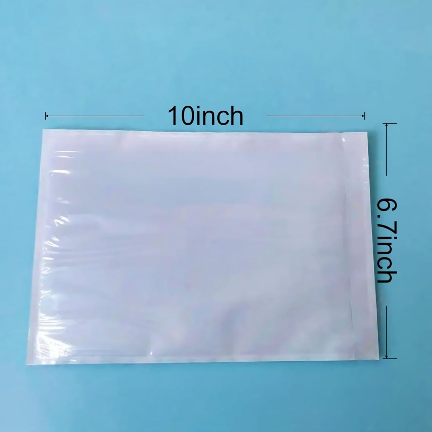 1000PCS 6.7" x 10" Self-Adhesive Packing Slip Pouches, Clear Packing List Envelopes, Plastic Waterproof Shipping Pouch Enclosed Envelopes Envelope for Packing Mailing Labels Slip/Invoice/Sleeves
