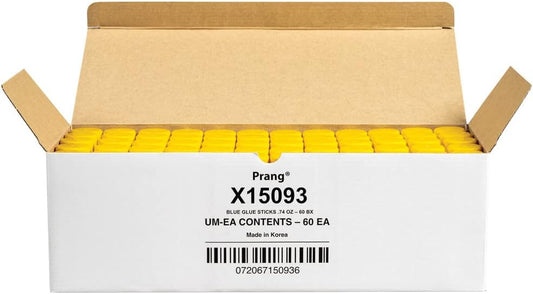 Prang Washable Glue Stick, Blue, 74 Oz., 60 Count