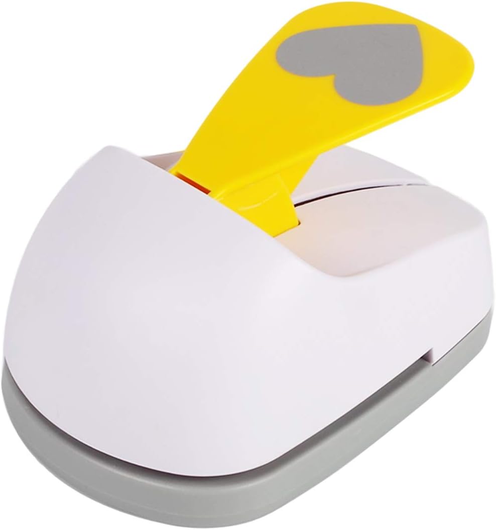 Craft Lever Punch 3 inch Heart Paper Punch Professional Tool for Valentine's Day Paper Crafting DIY Projects，Gifts，Stationery，Education，Greeting Cards Arts Fun Projects