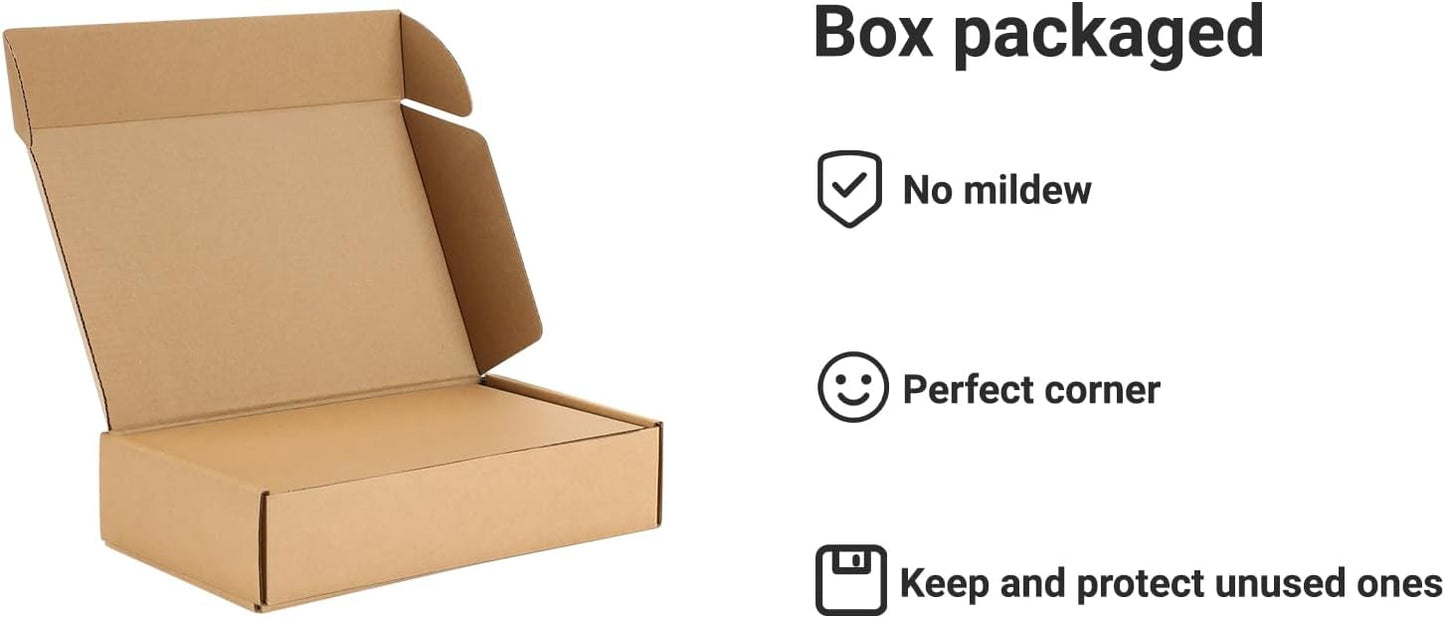 25 Pcs Book Board, Binder Board, Cover Board, Heavy Duty Chipboard for Book Binding, DIY Cardboard (Brown, 10 x 12.5 Inch 80PT)