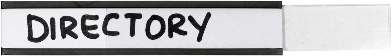 SmartSign Pack of 25 Magnetic 'C' Channel Label Holders | 0.5" x 3"