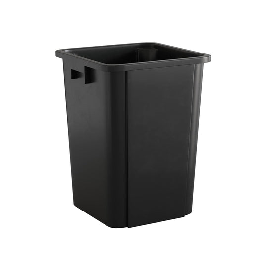 19 Gallon Black Square Commercial Trash Can