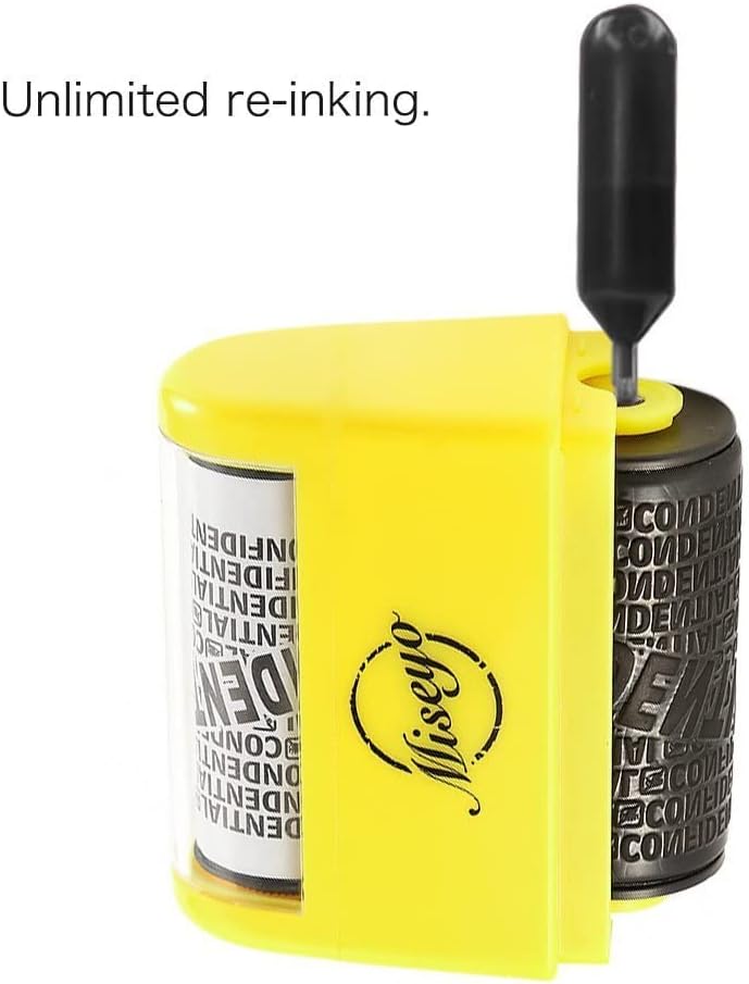 Miseyo Roller Stamp Refill Ink - 3 Pack - Black Ink