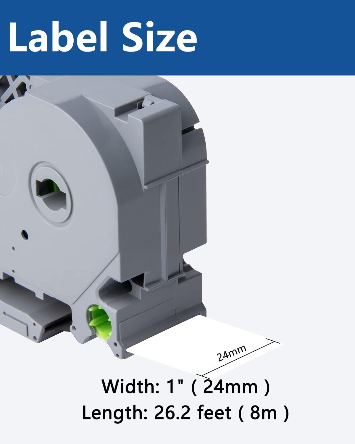 Tze 151 Tz151 24mm 1 inch Laminated Clear Compatible for Brother P Touch Label Maker Tape TZe-151 TZe151 Label Tape for PTD600 PTD610BT PTP710BT PTD400 PT-P700, Black on Clear, 3-Pack