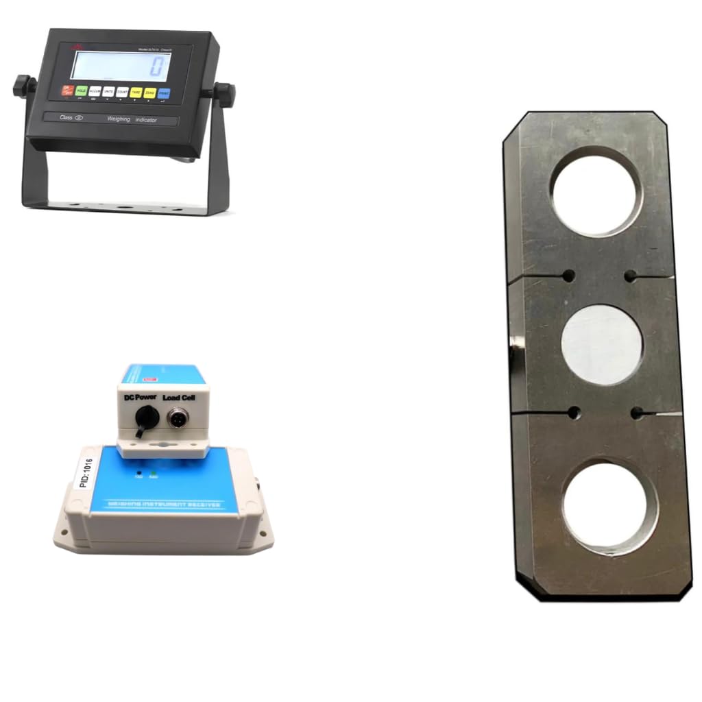 Liberty LS-927-W Wireless Tension Link Scale, Industrial Hanging Electronic Crane Scale, Heavy-Duty Weigh Load Cell | 10,000 lb x 5 lb LCD