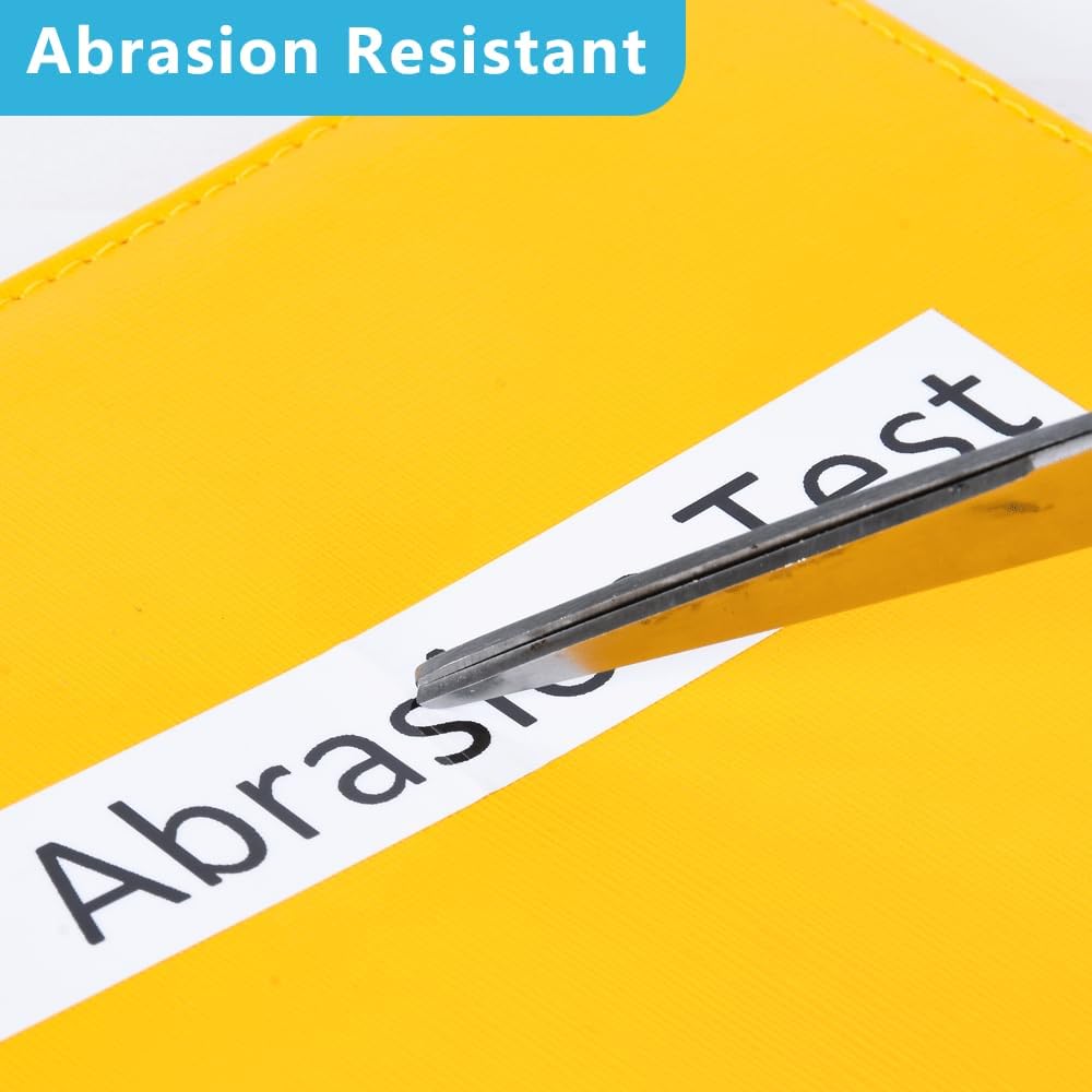 Hehua Compatible 4PK TZe TZ Tape 18mm 0.7 Laminated White Label Replacement for Brother Label Maker Tape TZe-241 TZe241 TZ-241 for P Touch PTD400 PTD600 PTP750W PT1880, 3/4 X 26.2ft, Black on White