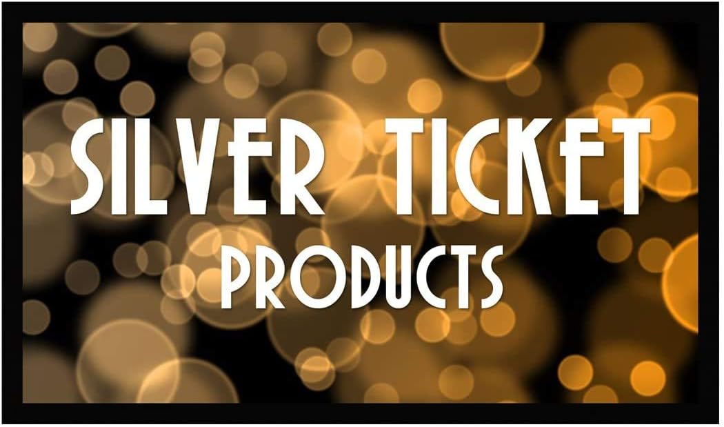 Silver Ticket Products STR Series 6 Piece Home Theater Fixed Frame 4K / 8K Ultra HD, HDTV, HDR & Active 3D Movie Projection Screen, 16:9 Format, 165" Diagonal, Silver Material STR-169165-S