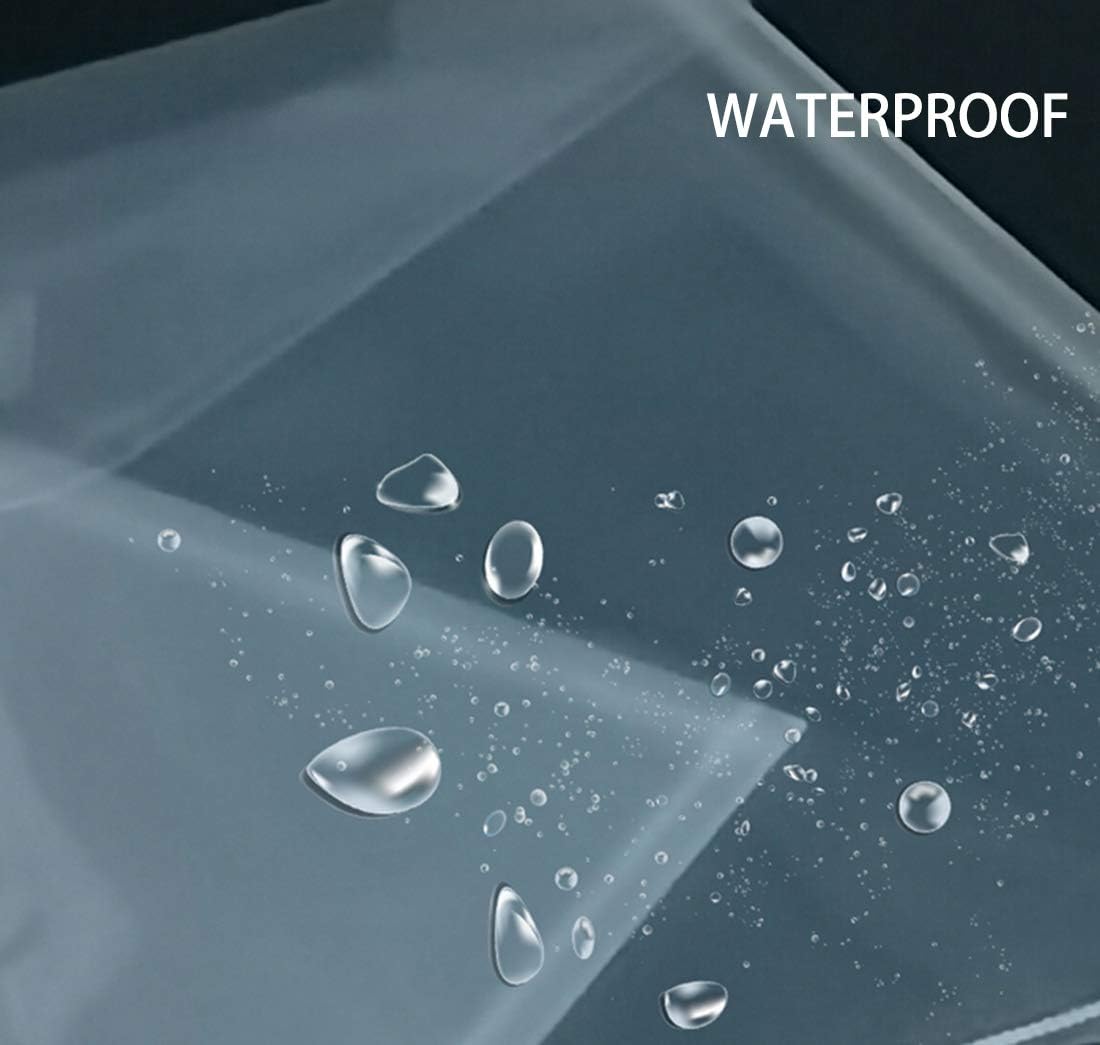 5x7 Small Plastic Envelopes Receipt Check Storage File Holder Case 20 Pack Hook & Loop Closure