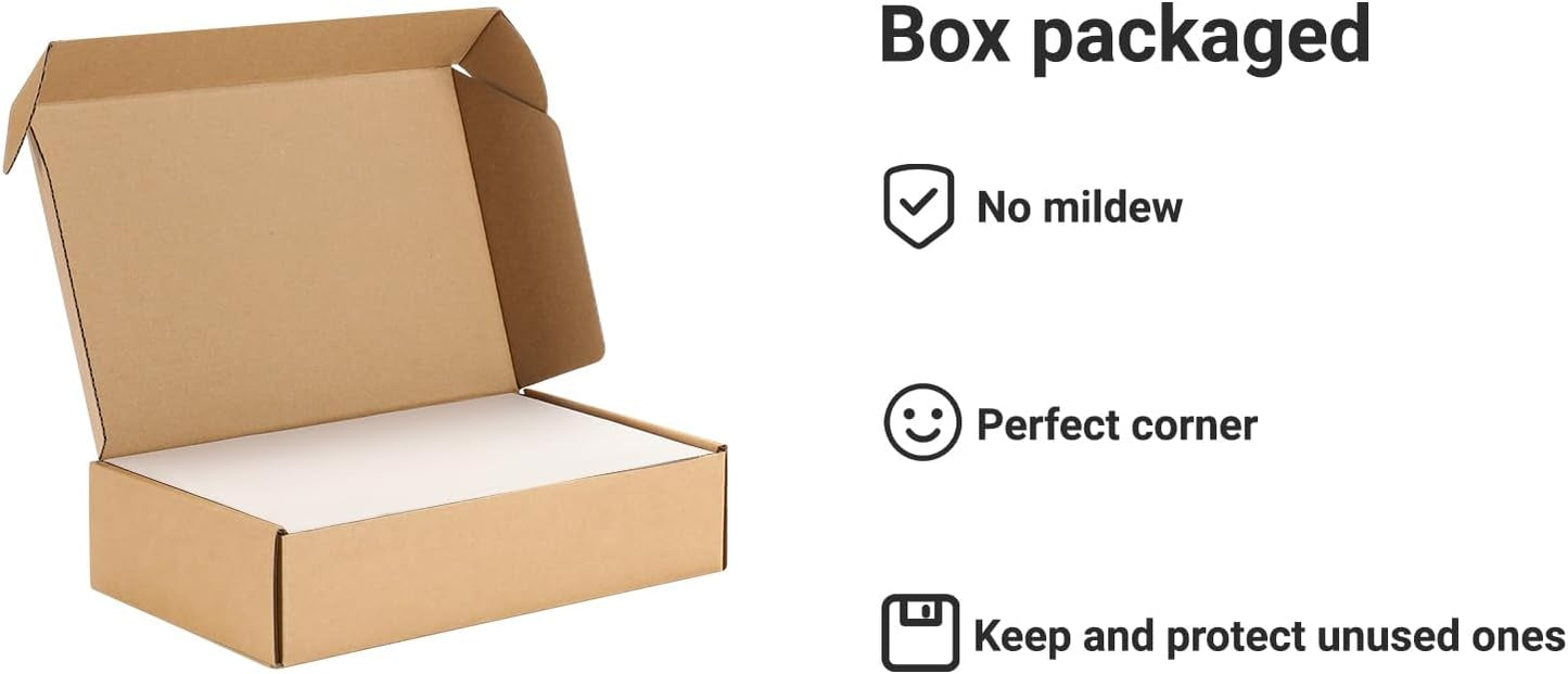 25 Pcs Book Board, Binder Board, Cover Board, Heavy Duty Chipboard for Book Binding, DIY Cardboard (White, A5 80PT)