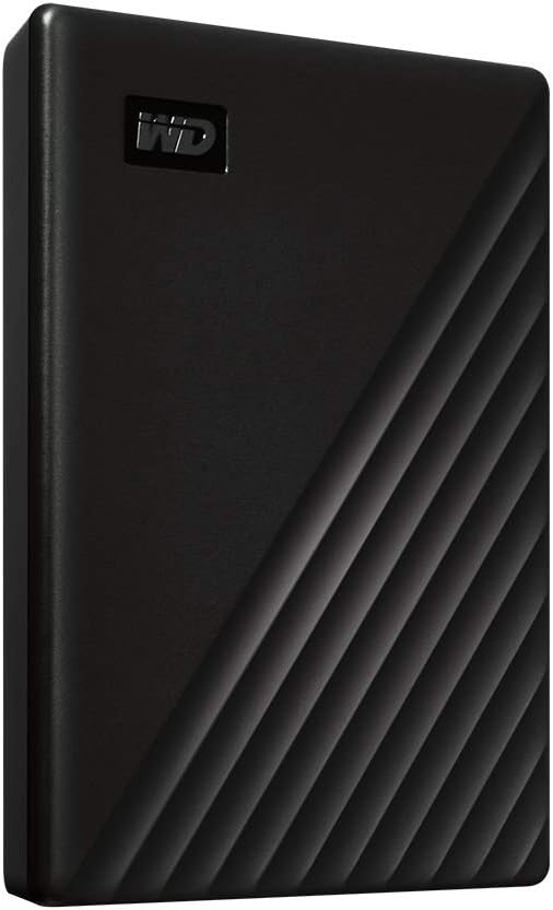 WD 2TB My Passport, Portable External Hard Drive, Black, backup software with defense against ransomware, and password protection, USB 3.1/USB 3.0 compatible - WDBYVG0020BBK-WESN