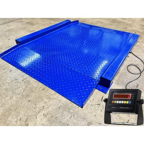 Liberty LS-917-R NTEP Low Profile Drum Scale with 3' x 3' (36" x 36") Platforms for Barrel Weighing, Regular LED Version | 10,000 lbs x 1 lb