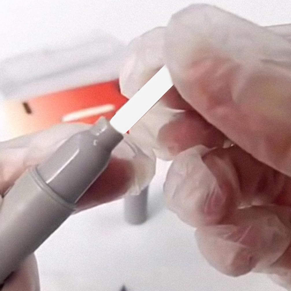 DOITOOL Paint Pen Nibs 50PCS Paint Marker Replacement Nibs Acrylic Paint Marker Nibs 0.7mm Marker Pen Tips Replacement White Marker Pen Fine Tip Refills Nibs Easy to Change Nibs