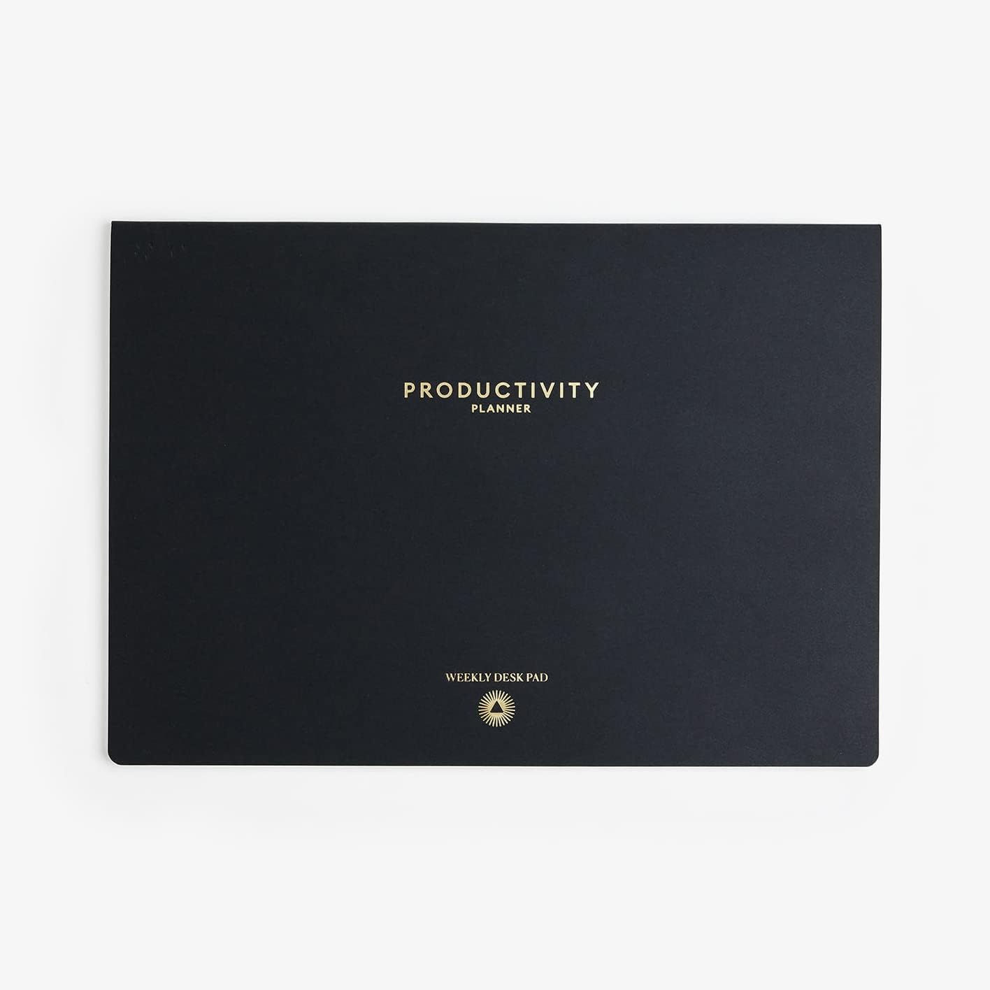 Intelligent Change - Weekly Desk Pad, 1-Year Productivity Planner, Tear-Out Deskpad for to-Do List, Productivity Tools for Time Management and Mindfulness, A4 Size, Black