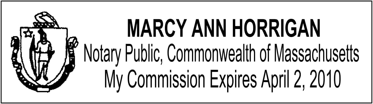 Notary Stamp Seal Ink Personalized Self Inking Stamp Custom Stamp Rubber Stamp Trodat 4913 Self Ink Notary Stamp - 7/8" x 2-3/8" Impression Area