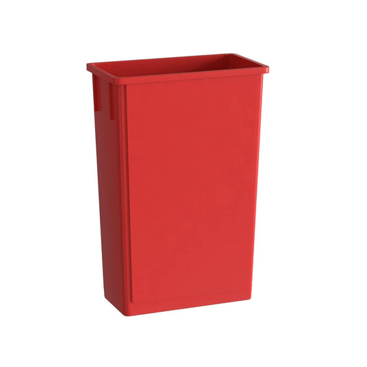 23 Gallon Red Slim Jim Trash Can