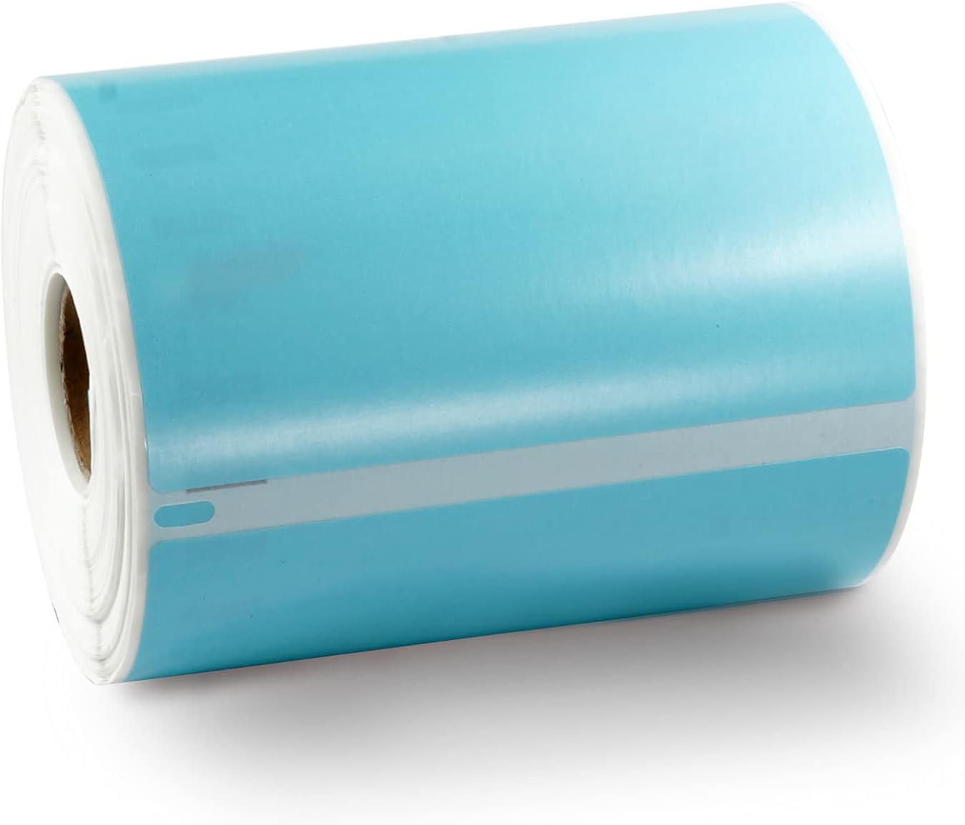 BETCKEY Colored Labels Compatible with Dymo 1744907 (4" x 6") Extra Large Shipping Labels, Compatible for Dymo LabelWriter Thermal 4XL & Zebra Desktop Printers [1 Roll, Light Blue]