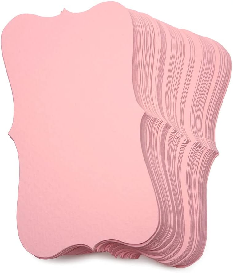 PPAPPAPPIYO PINK Paper index cards Business Cards (100) Paper3.54inx1.96in P04 - Blank