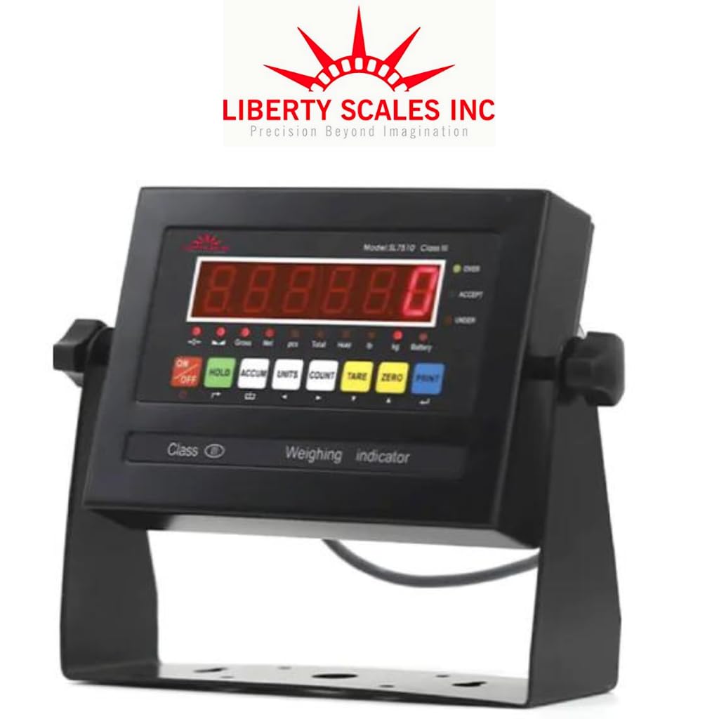 Liberty LS-800-4X5 NTEP Certified (Legal for Trade) Industrial Floor Scale | 48" x 60" | Capacity of 10,000 lbs x 2 lb + Blue