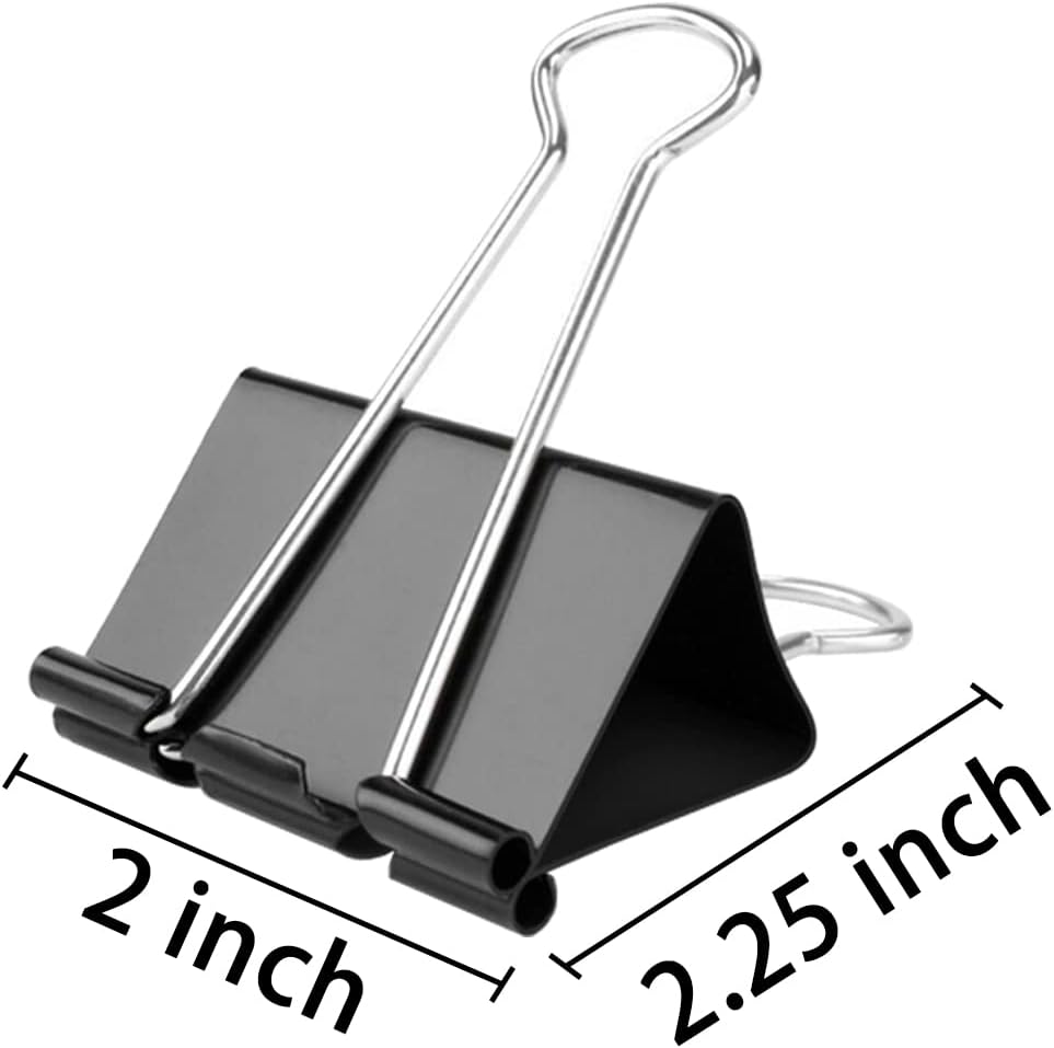 40Pack Extra Large Binder Clips for Office Home 2 inch
