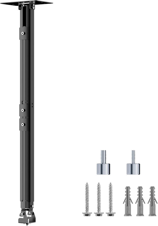 suptek 49inch Extended Mini Projector Ceiling Mount Adjustable Wall Mount with Thread Adapters for Projector DVR Camera (PR05LMINIB)