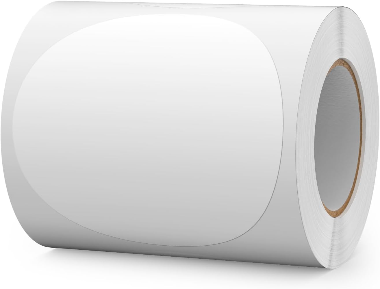 300 PCS Circle Stickers 4 Inch White Vinyl Floor Dots Sticker Removable Self-Adhesive Colored Large Round Label Roll for Marking Inventory Organizing Classroom Line Up Spots