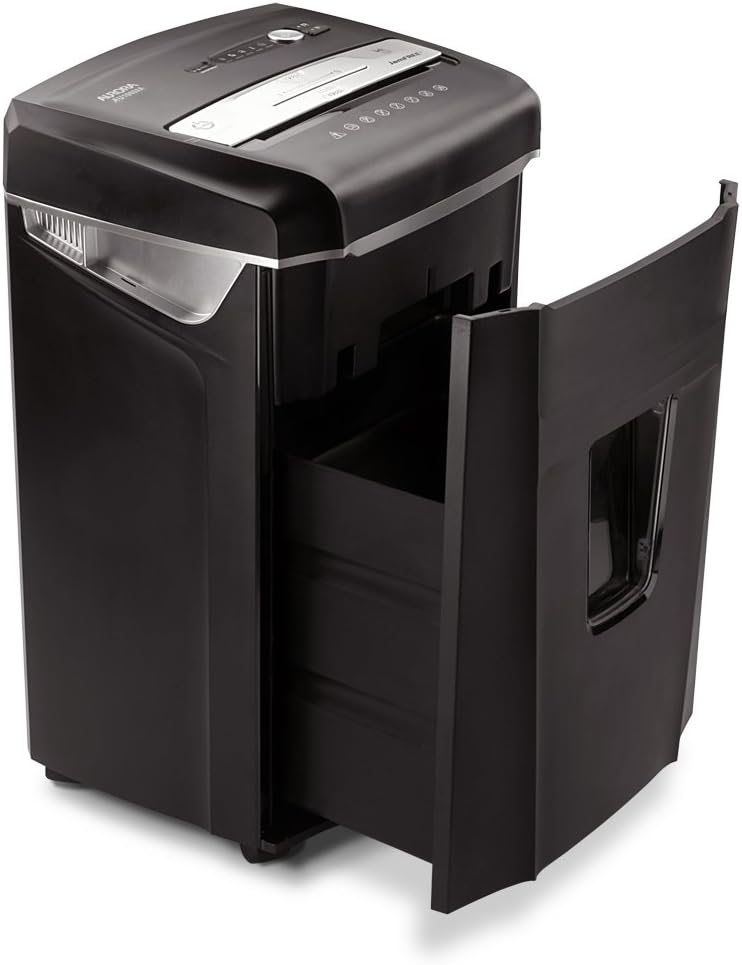 Aurora High Security JamFree AU1000MA 10-Sheet Micro-Cut Paper/CD/Credit Card Shredder with Pull-Out Wastebasket