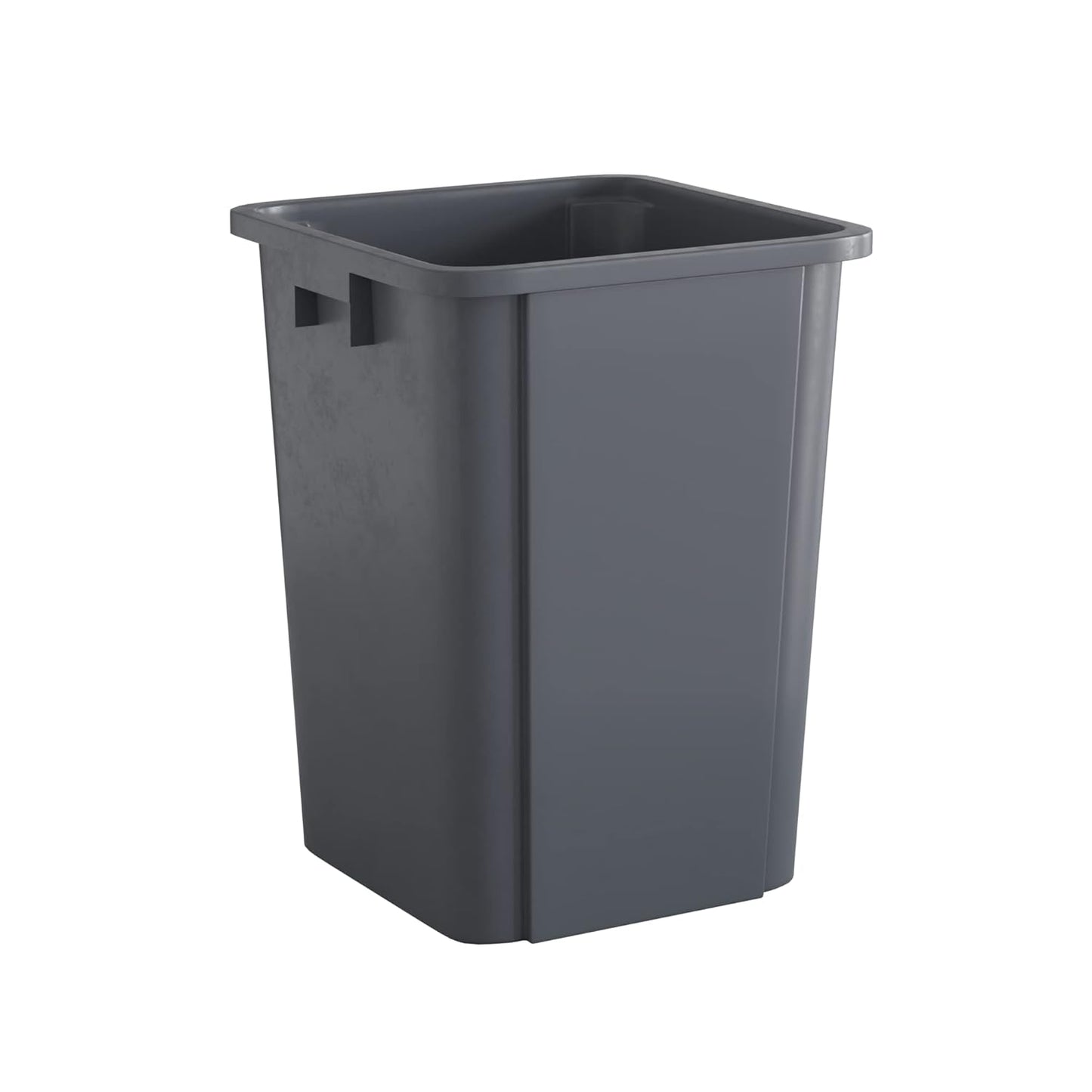 19 Gallon Grey Square Commercial Trash Can