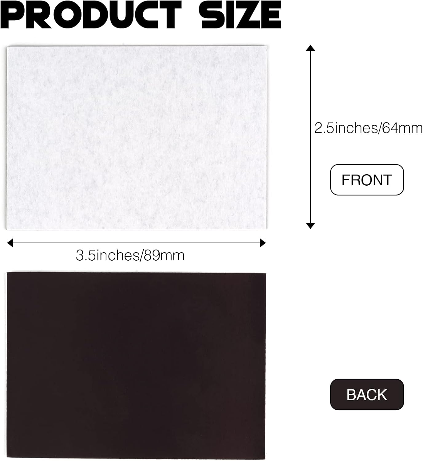 Magnetic Sheets with Adhesive for Wallet Size Pictures,2.5x3.5-80 Pack,Bulk Self Adhesive Backing,Create Picture Magnets for Refrigerator,Peel and Stick on,Decoration Your Home and Classroom