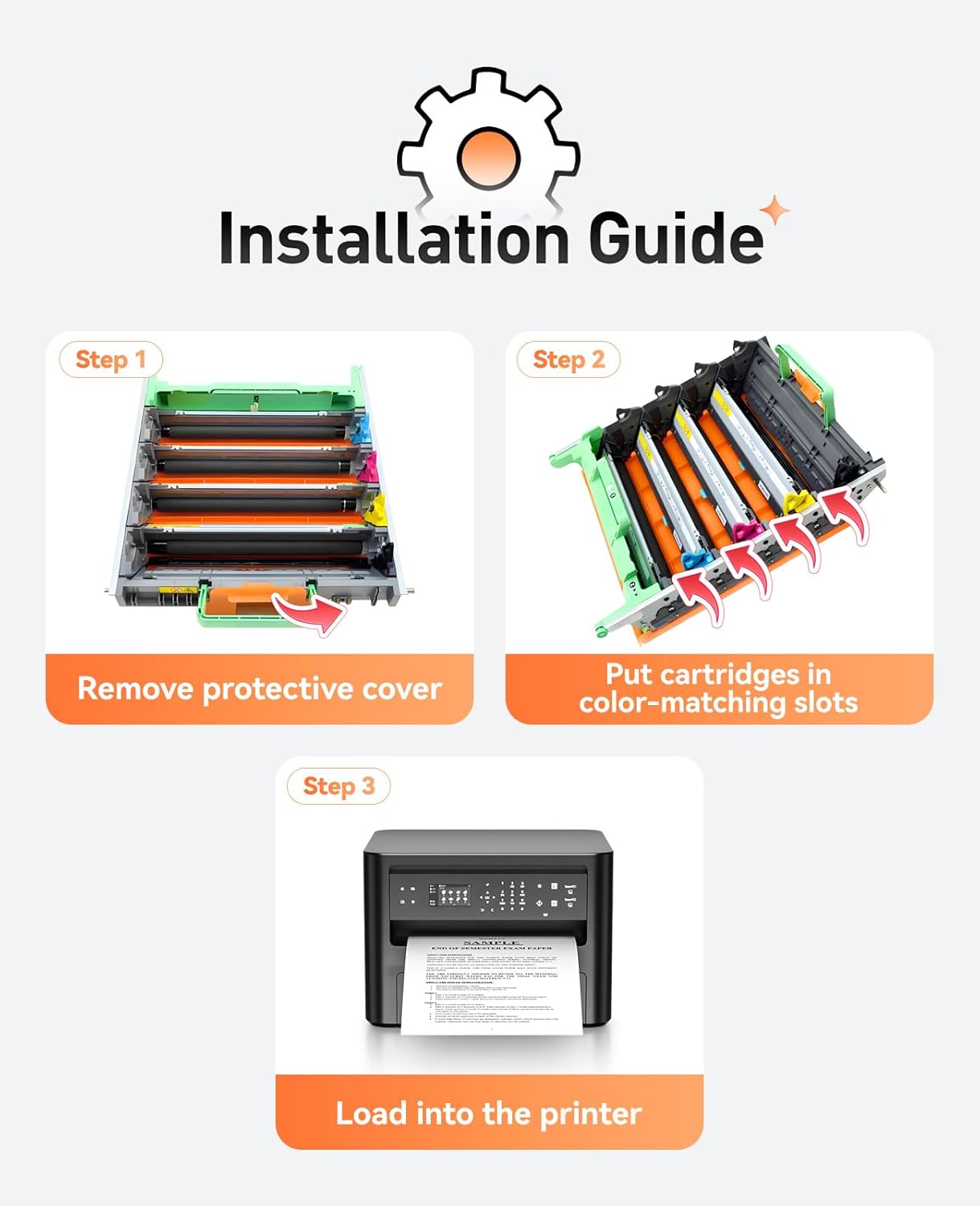 DR431CL Drum Unit Printer High Yield Replacement for Brother DR-431CL Imaging Drum Compatible with HL-L8360CDW MFC-L8900CDW MFC-L8690CDW HL-L8260CDW MFC-L8610CDW MFC-L8905CDW MFC-L9570CDW HL-L8360CDWT