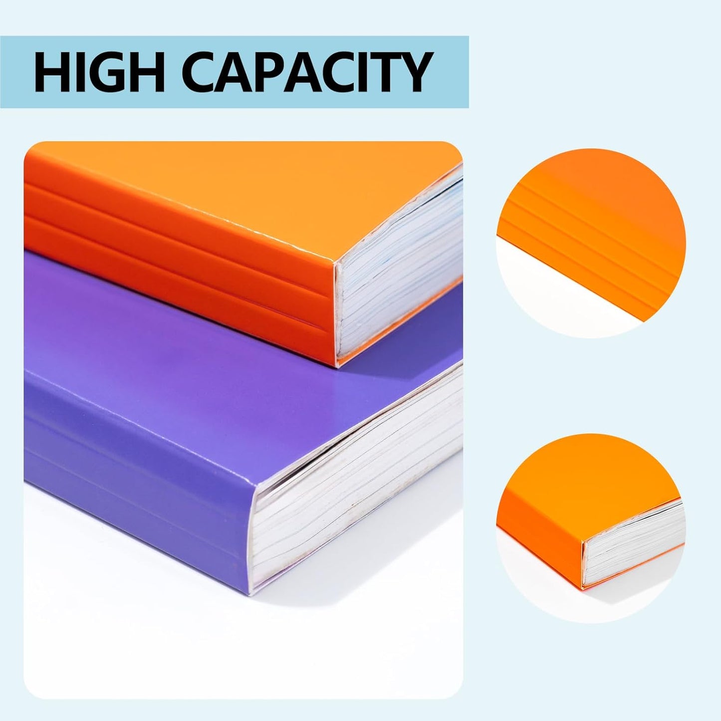 Premium Colored File Folders 8.5 x 11 Inch, Assorted 6 Colors Manila File Folders Letter Size for Office Classroom Use, 1/3 Cut Tab, Bulk 36 Pack