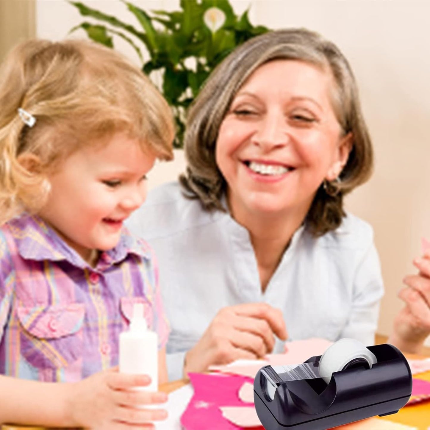 24 Rolls Clear Tape Refill - Tear by Hand, Transparent Tape Rolls for Dispenser, 3/4" x 1000 inch