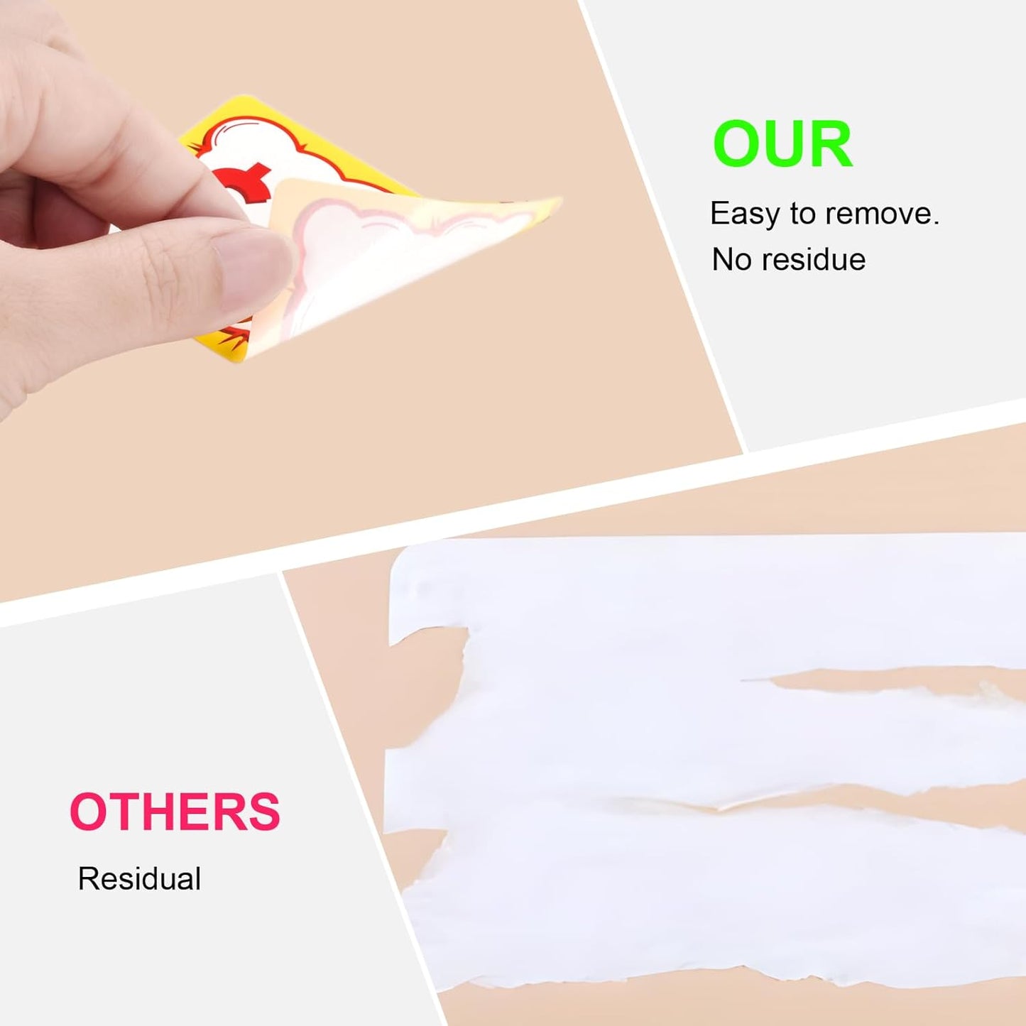 300 PCS Removable Garage Sale Price Stickers, 3"x2" Price Stickers for Yard Sales, Flea Markets, County Fairs & Retail Use, Pricemarker Labels, Colours Round Price Tags