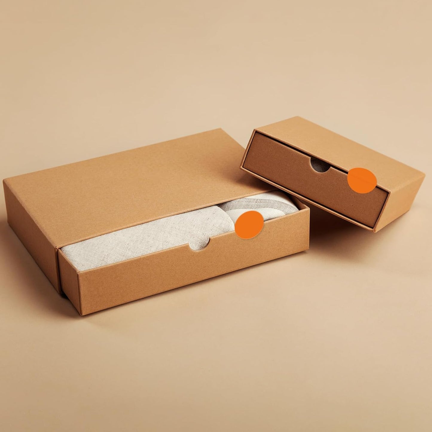 Orange Dot Stickers 2 Inches Round Sticker, Circle Colored Labels Color Coding Labels for Office Classroom Toddlers Activity 80 Pieces