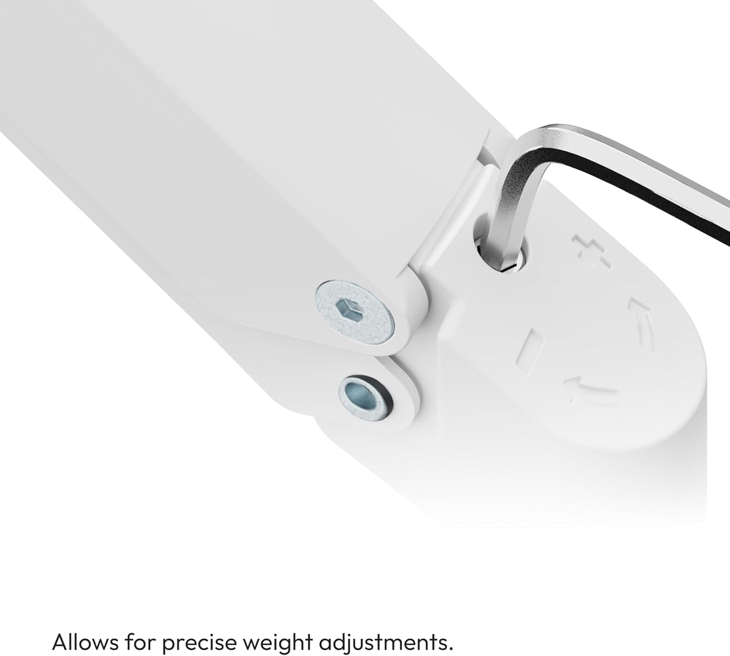 Pixio PS2S Titan White Ultrawide Mega Heavy-Duty Premium Single Monitor Arm Stand fits up to 57 inch Monitors Holds up to 59.4lbs VESA Compatible Integrated Cable Management