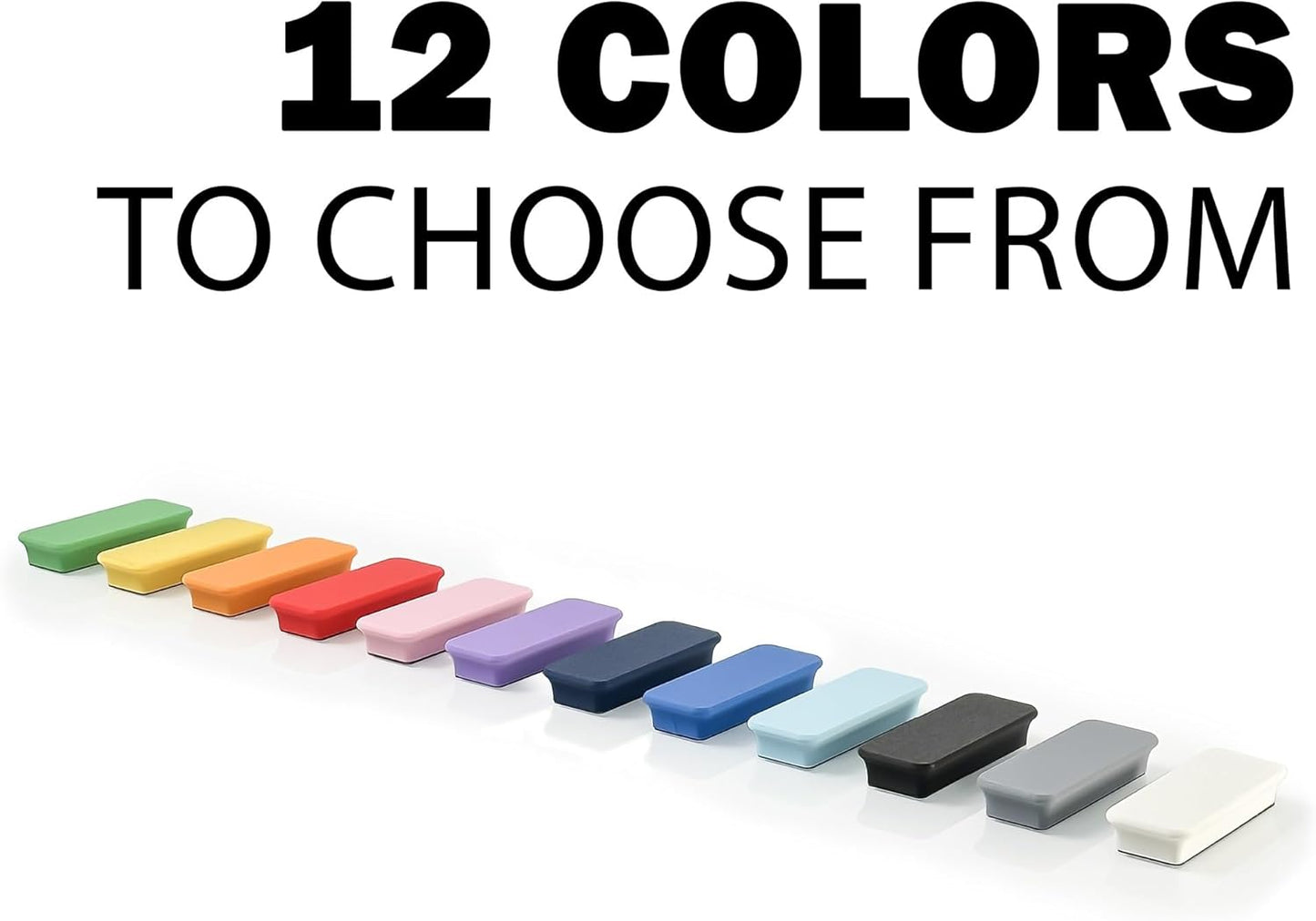 Glassboard Studio Mega Magnets - Neodymium - Heavy Duty, Colorful, Ergonomic, Ideal for Crafting, Quilting, and as Magnetic Knife Holders (2, Tangerine Orange Bar)