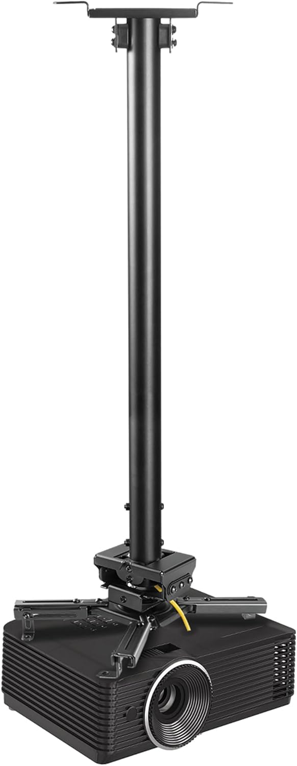 Mount-It! PRO Projector Ceiling Mount, Heavy-Duty Commercial Grade Ceiling Projector Bracket, 77 Lbs Weight Capacity