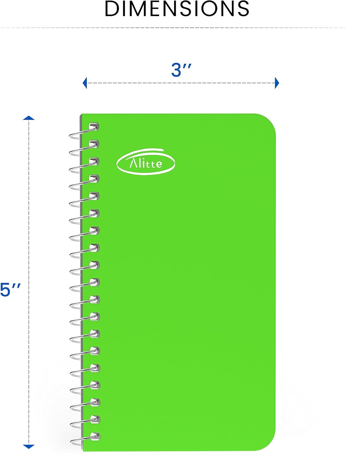 Pocket Notebook, Small 3x5 Notepad | College Ruled, Mini Spiral Notebooks 24 Pack, On the Go Writing, 60 Sheets per Note Pad | Assorted Colors, for School, Home, Office, Premium Thick Paper