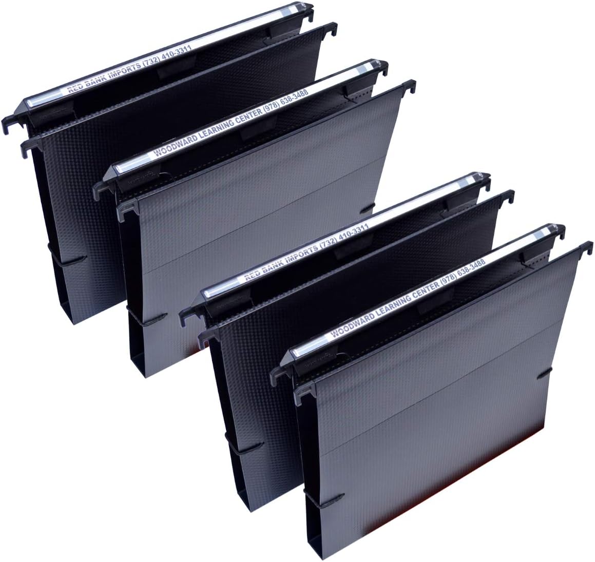 Ultimate Office MagniFile Extra-Capacity Hanging File Folders, 1" Box-Bottom, Letter Size, Feature A Wrap- Around Bungee Security Cord (Set of 4)
