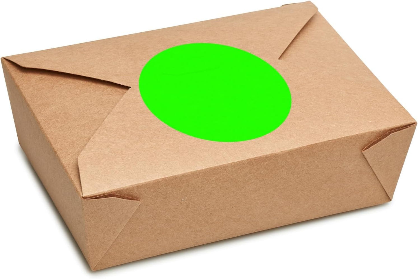 ChromaLabel 3 Inch Circle Sticker Labels, High Visibility Round Colored Stickers, Permanent Adhesive Labels - 500 Colored Sticky Dots per Roll, Dark Blue Label