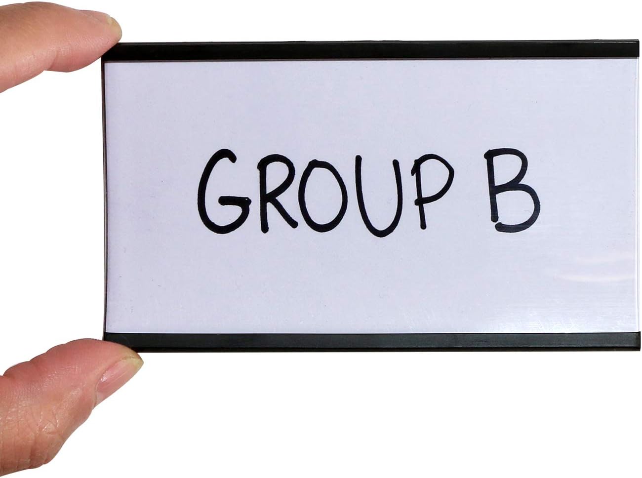 SmartSign Magnetic 'C' Channel Label Holders | 2.5" x 4" Pack of 10