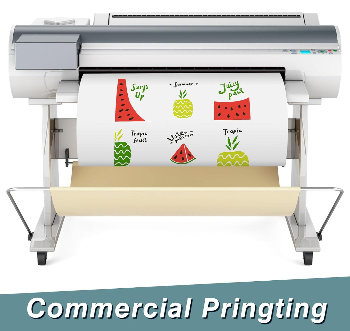 Amylove Blank White Surface Magnet Sheets 8 Inch x 5 Feet, 30 Mil Magnetic Roll Printable Flexible Vinyl Blank Magnetic Sign Sheet Safe for Vehicles DIY Craft Project