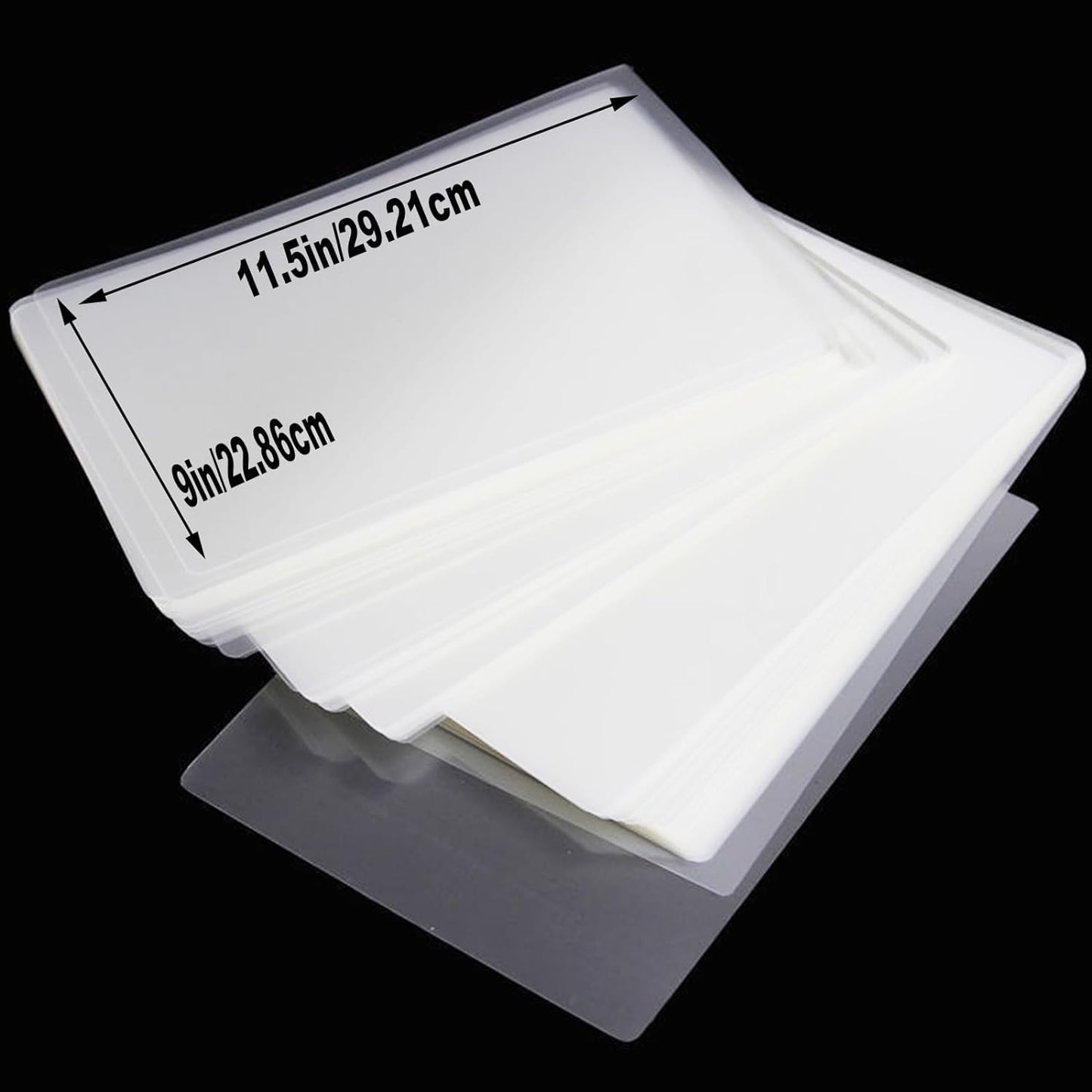 30 Pack Laminating Sheets, Clear 9 x 11.5 Inch Thermal Laminating Pouches for Thermal Laminator, 3 Mil Lamination Sheet Paper, Letter Size, HeatSeal