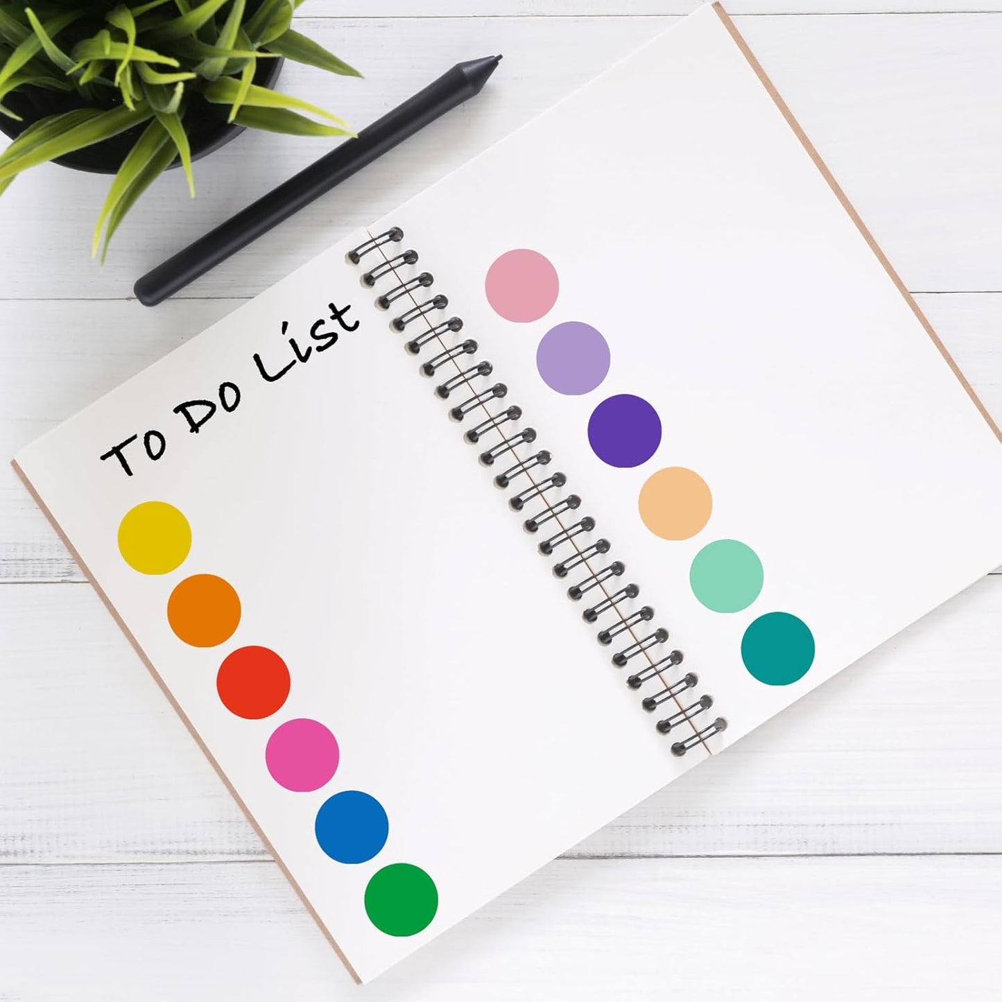 6000 PCS 1" Colored Dot Stickers Circle Color Coding Labels, 12 Color Style Colorful Coding Label Sticker for Garage Sale, Office, Student Classroom (6000Pcs, 12 Colors)