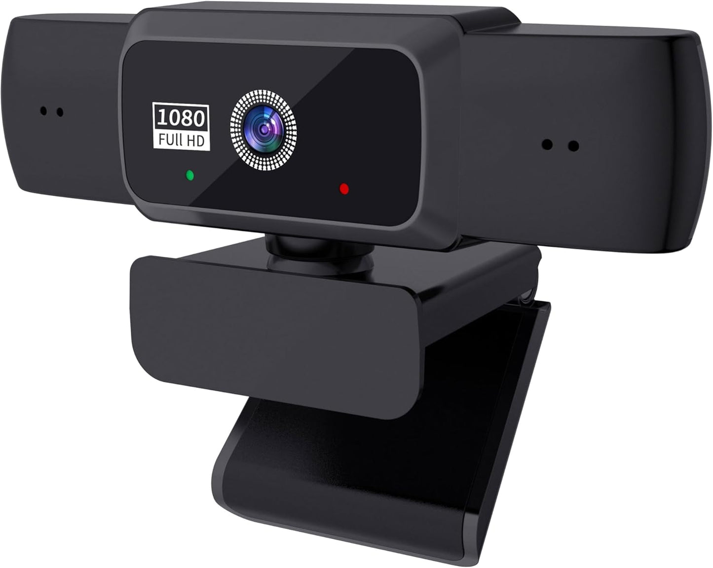 1080P Webcam, Compatible with PC/Laptop/Mac, Computer Camera with Low-Light Correction, AI Noise-Canceling Microphone, Adjustable Field of View, Built-in Privacy Shutter, Ideal for Meetings (W10)