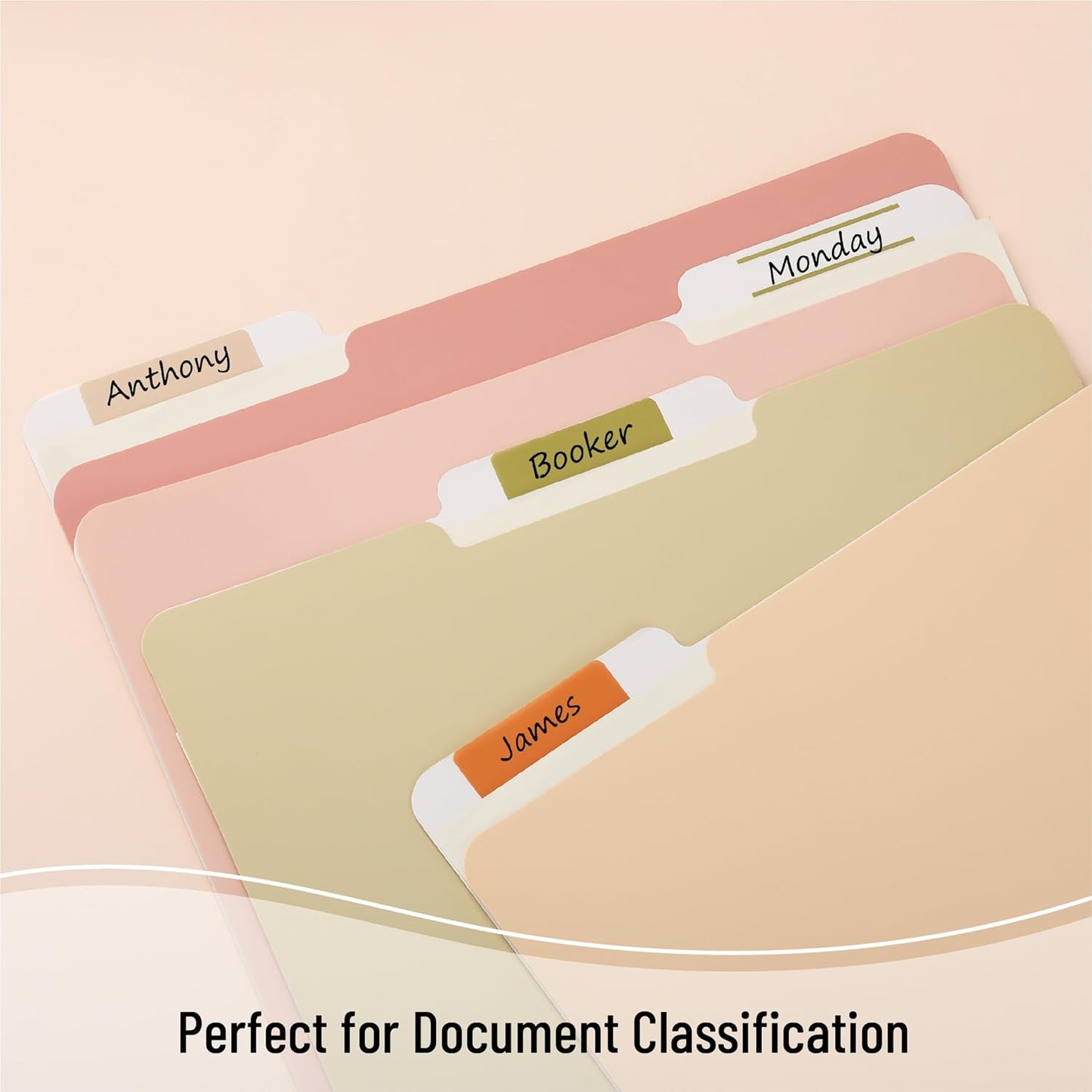 Mr. Pen- Sticky Index Tabs, 500 Pcs, 21 Sets, Colorful Sticky Tabs for Notebooks, Page Markers, Page Tabs for Binders, Page Tabs Sticky Tabs for Books, Notebook Tabs, Book Sticky Tabs for Notebooks