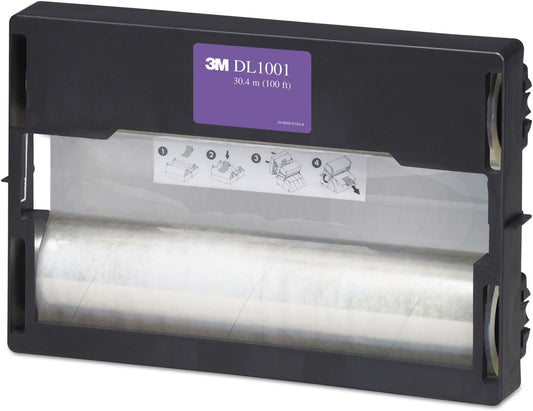 3M Dual Laminate Refill, 12 Inches x 100 Feet Roll, Heat-Free Laminating (DL1001) Clear